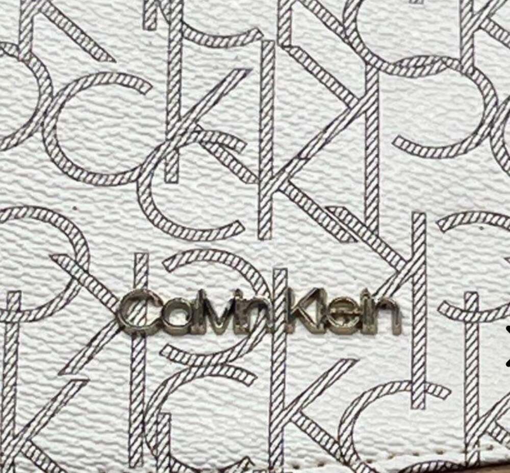 Calvin Klein Hudson Cargo Signature Backpack White Brown Monogram - Picture 4 of 5